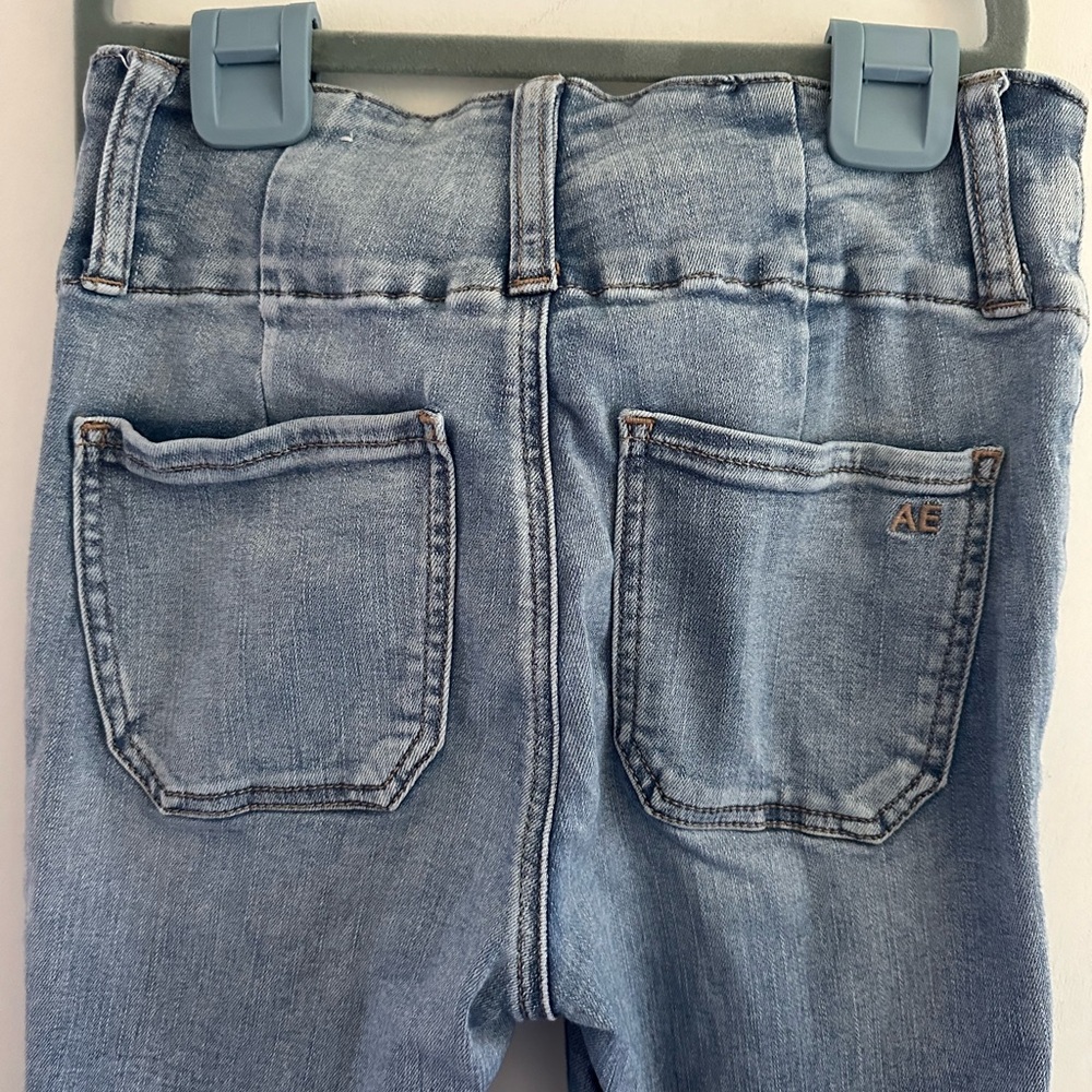 American Eagle Outfitters High Rise Light Blue Jeans
